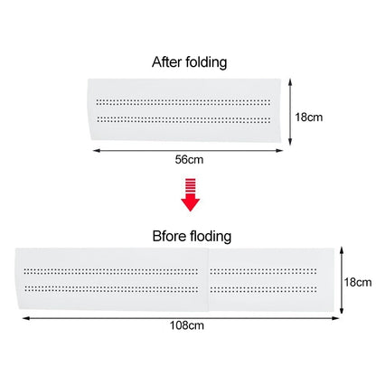 Bedroom Wall-Mounted Baby Universal Anti-Straight Blowing Air Conditioning Windshield Wind Deflector Shroud, S Three Board Version - Home & Garden by buy2fix | Online Shopping UK | buy2fix