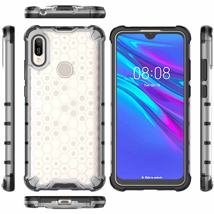 Honeycomb Shockproof PC + TPU Case for Huawei Y6(2019)(Red) - Mobile Accessories by buy2fix | Online Shopping UK | buy2fix