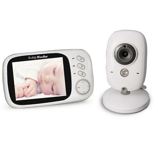 VB603 3.2 inch LCD 2.4GHz Wireless Surveillance Camera Baby Monitor, Support Two Way Talk Back, Night Vision(White) - Security by buy2fix | Online Shopping UK | buy2fix