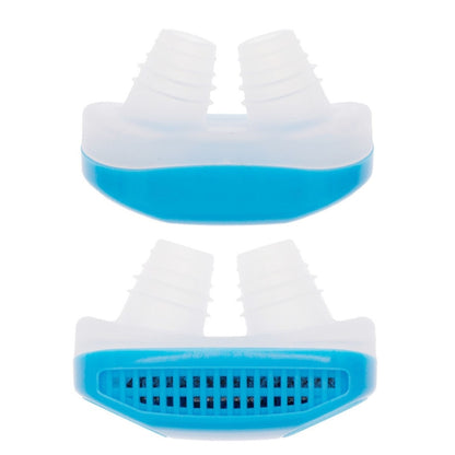 2 in 1 ABS Silicone Anti Snoring Air Purifier (Blue) - Anti Snoring Tools by buy2fix | Online Shopping UK | buy2fix