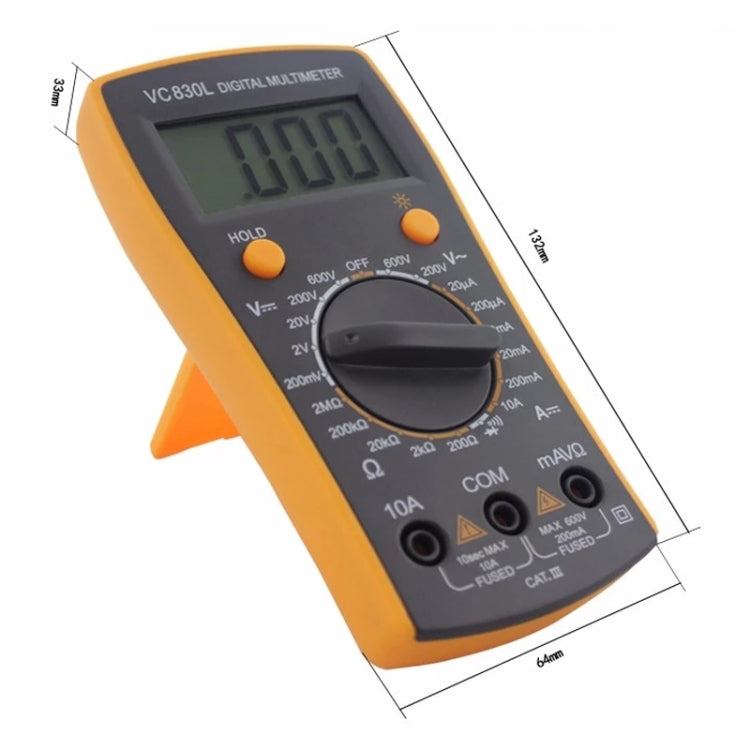 BEST-VC830L Professional Repair Tool Pocket Digital  Multimeter - Consumer Electronics by BEST | Online Shopping UK | buy2fix