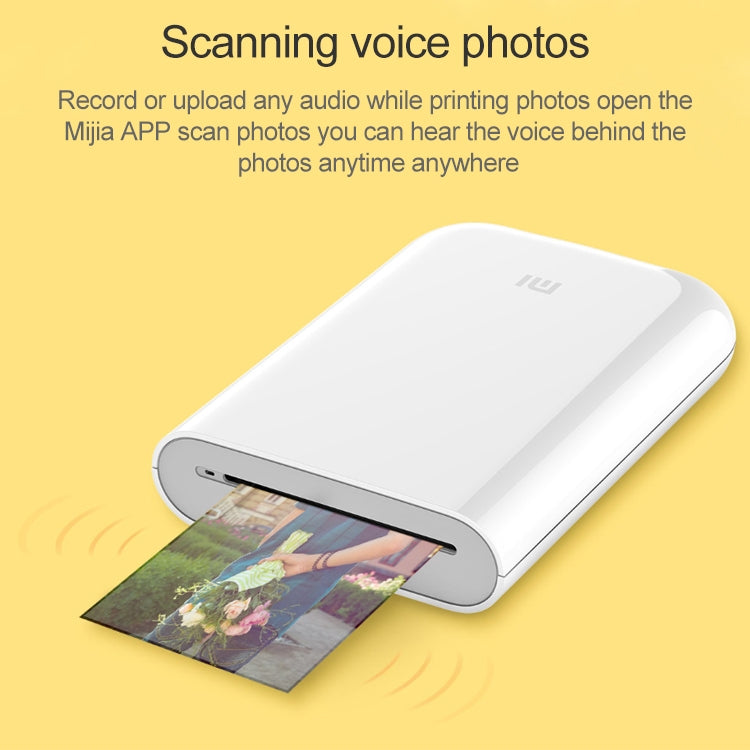 Original Xiaomi Portable Pocket Photo Printer(White) - Printer by Xiaomi | Online Shopping UK | buy2fix