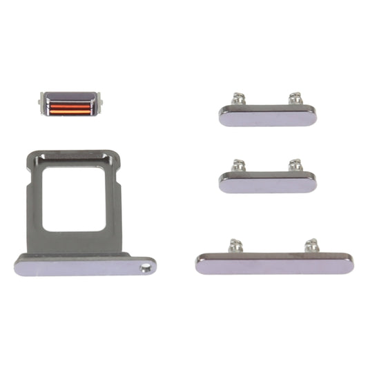 SIM Card Tray + Side Keys for iPhone 14 Pro Max(Purple) - Repair & Spare Parts by buy2fix | Online Shopping UK | buy2fix