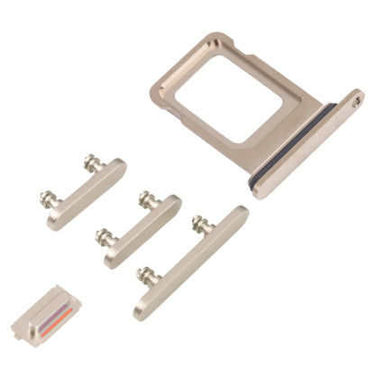 SIM Card Tray + SIM Card Tray + Side Keys for iPhone 14 Pro (Gold) - Repair & Spare Parts by buy2fix | Online Shopping UK | buy2fix