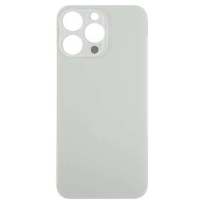 For iPhone 15 Pro Max Glass Battery Back Cover(Titanium) -  by buy2fix | Online Shopping UK | buy2fix