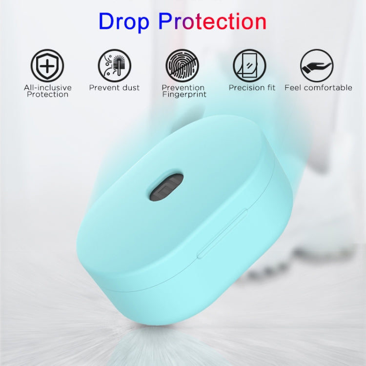 Silicone Charging Box Protective Case for Xiaomi Redmi AirDots / AirDots S / AirDots 2(Dark Blue) - Xiaomi Earphone Case by buy2fix | Online Shopping UK | buy2fix