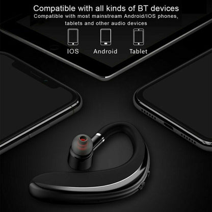 F680 Bluetooth 5.0 Fast Charging Wireless Business Sports Bluetooth Earphone (Black) - Bluetooth Earphone by buy2fix | Online Shopping UK | buy2fix