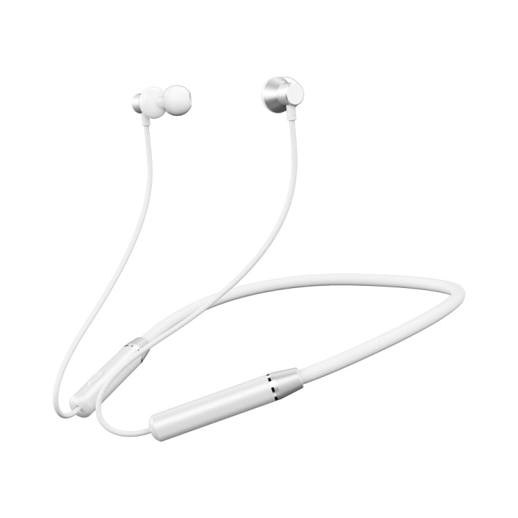 REMAX RB-S29 Linton Series Memory Neckband V5.0 Bluetooth Wireless Earphone (White) - Neck-mounted Earphone by REMAX | Online Shopping UK | buy2fix