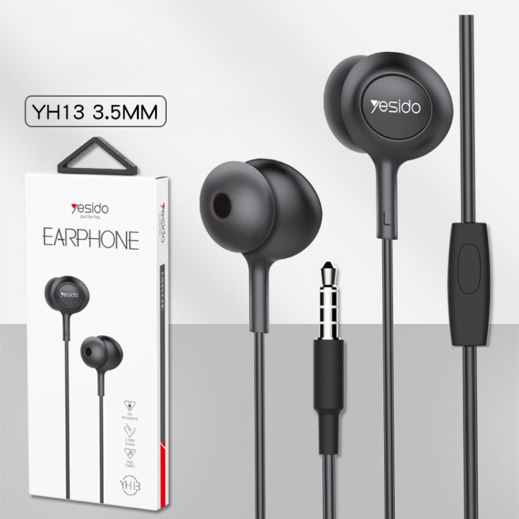 Yesido YH13 3.5mm In-Ear Wired Earphone, Length: 1.2m - In Ear Wired Earphone by Yesido | Online Shopping UK | buy2fix