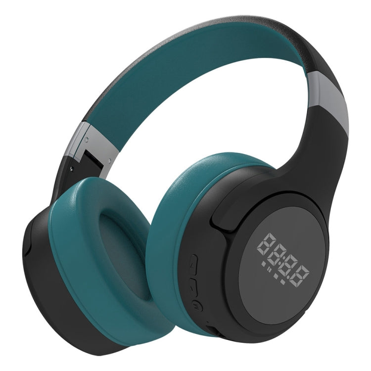 ZEALOT B28 Folding Headband Bluetooth Stereo Music Headset with Display (Dark Green) - Headset & Headphone by ZEALOT | Online Shopping UK | buy2fix