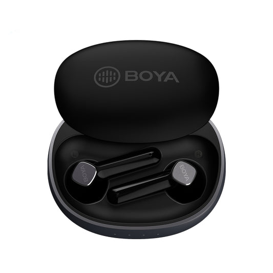 BOYA BY-AP100 True Wireless In-ear Stereo Headphones Bluetooth 5.1 Earphones (Black) - Bluetooth Earphone by BOYA | Online Shopping UK | buy2fix