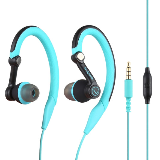Mucro MB-232 Running In-Ear Sport Earhook Wired Stereo Headphones for Jogging Gym(Blue) - Sport Earphone by Mucro | Online Shopping UK | buy2fix