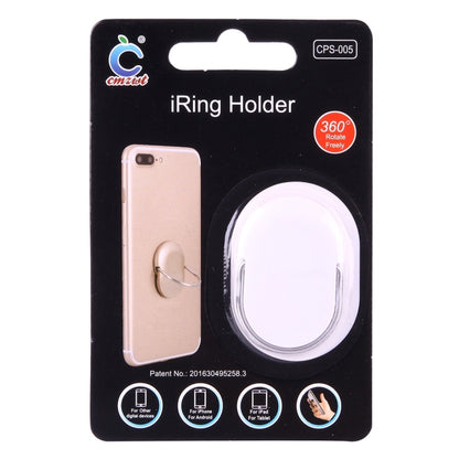 Cmzact CPS-005 Universal 360 Degrees Rotatable Plastic Ring Holder(White) - Ring Holder by buy2fix | Online Shopping UK | buy2fix
