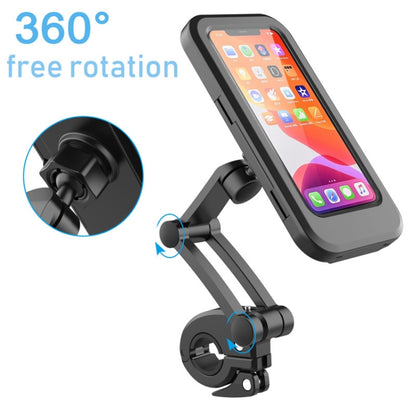 Waterproof Bag Bicycle Touch Screen Mobile Phone Bracket for Phone Under 7 inches - Holders by buy2fix | Online Shopping UK | buy2fix
