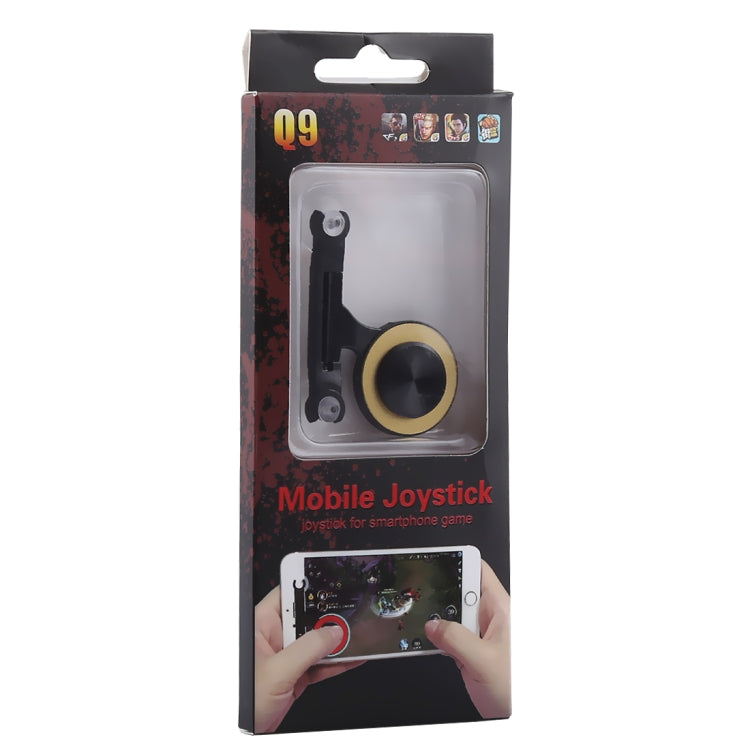 Q9 Direct Mobile Games Joystick Artifact Hand Travel Button Sucker for iPhone, Android Phone, Tablet(Gold) - Handle Shooter by buy2fix | Online Shopping UK | buy2fix
