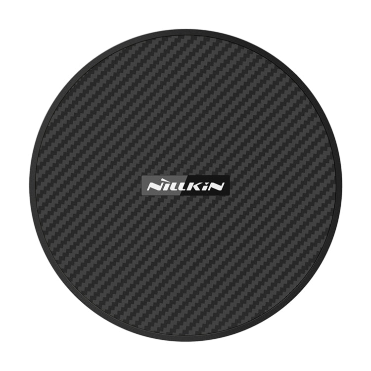 NILLKIN Power Flash Aramid Fiber Qi Standard Wireless Charger Charging Pad (Black) - Apple Accessories by NILLKIN | Online Shopping UK | buy2fix