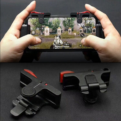 D9 1 Pair Mobile Phone Gaming Handle L / R Shooter PUBG Game Controller - Handle Shooter by buy2fix | Online Shopping UK | buy2fix