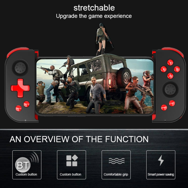 X6pro Universal Stretchable Bluetooth Game Controller Gamepad(Black) - Controller Gamepad by buy2fix | Online Shopping UK | buy2fix