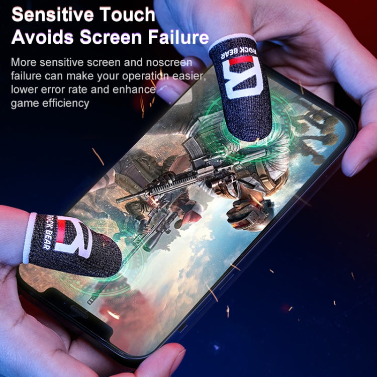 ROCK i27 Super Conductive Silver Fiber Anti-sweat Sensitive Touch Gaming Finger Cover for Thumb / Index Finger - Gaming Finger Sleeves by buy2fix | Online Shopping UK | buy2fix