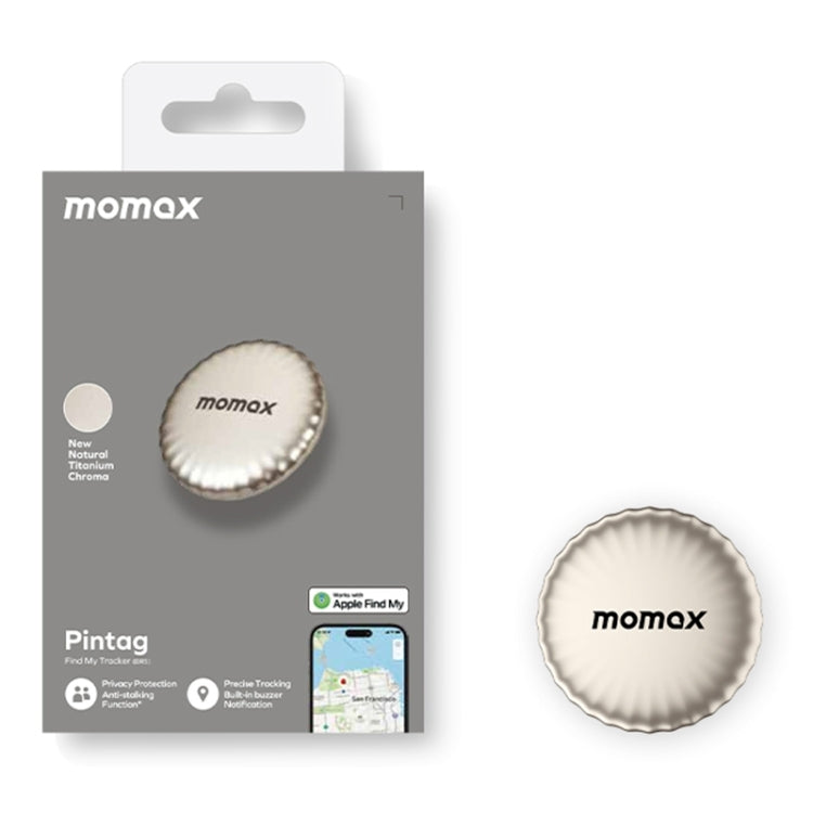 MOMAX PINTAG BR5 Wireless Positioning Anti-lost Device (Gold) - Anti-lost Alarm by MOMAX | Online Shopping UK | buy2fix