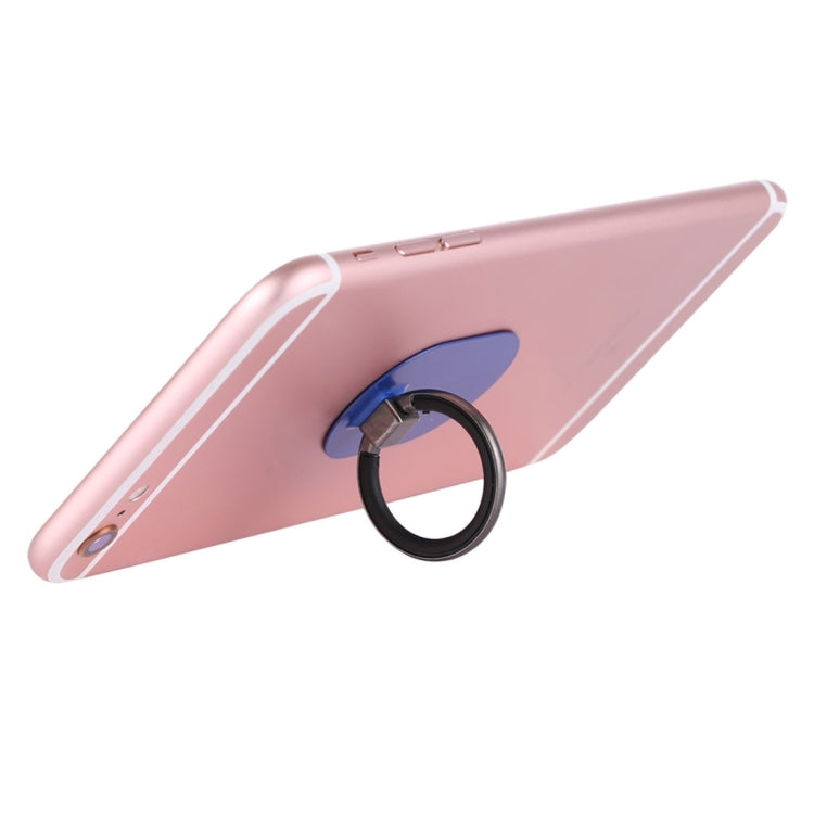 Universal Phone Adhesive Metal Plate 360 Degree Rotation Stand Finger Grip Ring Holder(Blue) - Ring Holder by buy2fix | Online Shopping UK | buy2fix