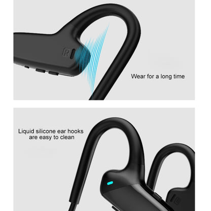 F808 Bluetooth 5.0 Waterproof Bone Conduction Sport Bluetooth Earphone(Blue) - Bluetooth Earphone by buy2fix | Online Shopping UK | buy2fix