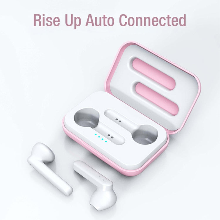 X26 TWS  Bluetooth 5.0 Wireless Touch Bluetooth Earphone with Magnetic Attraction Charging Box, Support Voice Assistant & Call(Pink) - TWS Earphone by buy2fix | Online Shopping UK | buy2fix