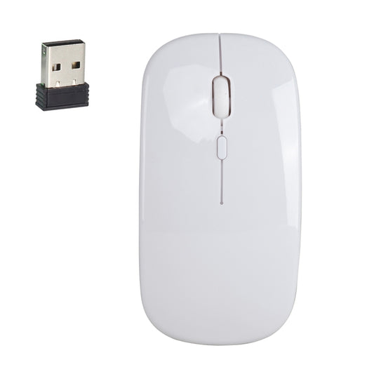 HXSJ M80 2.4GHz Wireless 1600DPI Three-speed Adjustable Optical Mute Mouse (White) - Wireless Mice by HXSJ | Online Shopping UK | buy2fix