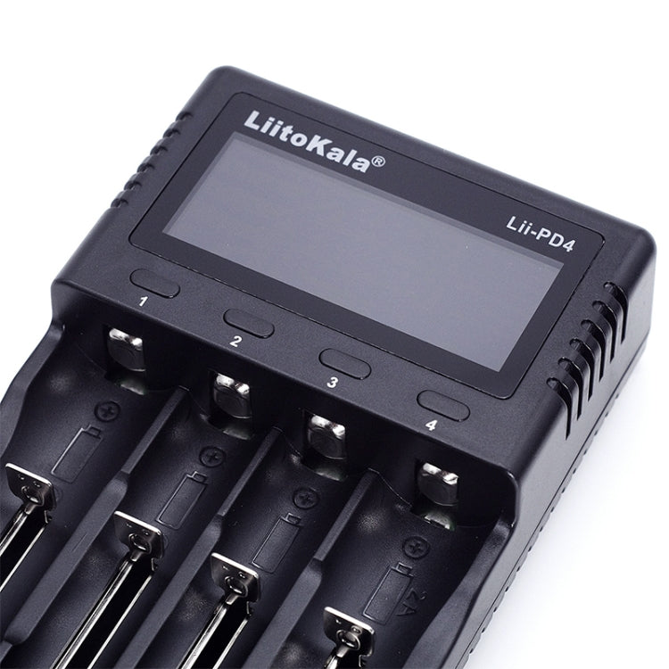 LiitoKala Lii-PD4 Nickel-hydrogen Battery Charger for Li-ion / IMR LiFePO4 26650，21700，20700, 18650, 18490, 18350, 17670, 17500, 16340(RCR123), 14500, 10440 - Consumer Electronics by buy2fix | Online Shopping UK | buy2fix
