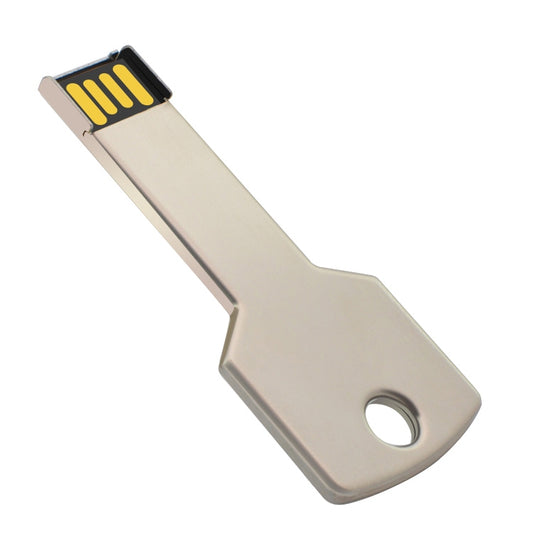 8GB USB 2.0 Metal Key Shape USB Flash Disk - USB Flash Drives by buy2fix | Online Shopping UK | buy2fix