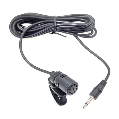 ZJ002MR Mono 2.5mm Straight Plug Car Sun Visor Wireless Interpreter Tour Guide Megaphone Lavalier Wired Microphone, Length: 3m - Consumer Electronics by buy2fix | Online Shopping UK | buy2fix