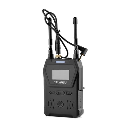 YELANGU YLG9929C MX4 Dual-Channel 100CH UHF Wireless Microphone System with Transmitter and Receiver for DSLR Cameras and Video Cameras(Black) - Consumer Electronics by YELANGU | Online Shopping UK | buy2fix