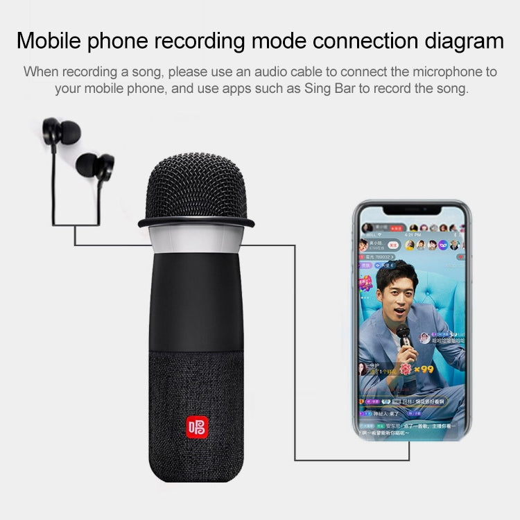 Xiaomi Youpin G1 Karaoke Microphone Wireless Bluetooth Speaker(Black) - Consumer Electronics by Xiaomi | Online Shopping UK | buy2fix