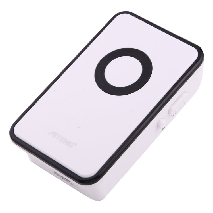 AITENG V018G Life Waterproof Battery-Free Wireless Doorbell, 1 Receiver + 1 x Transmitter, Receiver Distance: 130m, US Plug - Wireless Doorbell by AITENG | Online Shopping UK | buy2fix