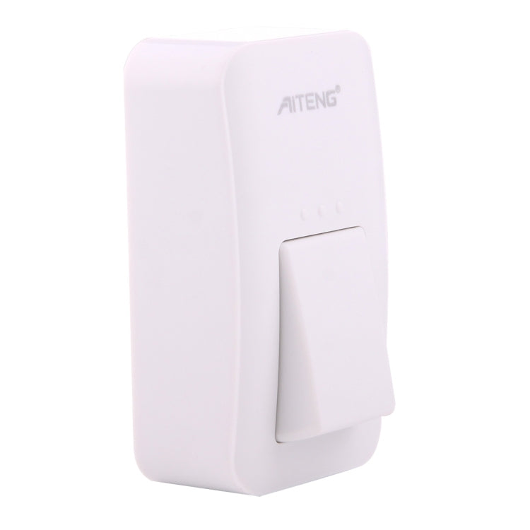 AITENG V018G Life Waterproof Battery-Free Wireless Doorbell, 1 Receiver + 1 x Transmitter, Receiver Distance: 130m, US Plug - Wireless Doorbell by AITENG | Online Shopping UK | buy2fix