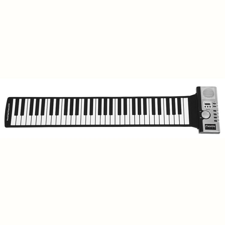61 Keys Portable Flexible Roll Up Electronic Soft Keyboard Piano with Speakers - Keyboard Instruments by buy2fix | Online Shopping UK | buy2fix