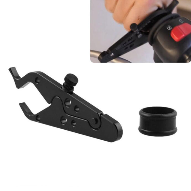 MB-OT312-BK Universal Motorcycle Modified Aluminum Throttle Control Clip Auxiliary Handle Fixed Clip Set - Others by buy2fix | Online Shopping UK | buy2fix