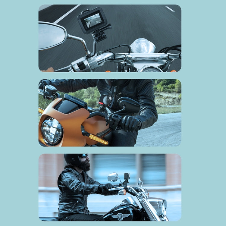 RUIGPRO Motorcycle Handlebar Alloy Phone Bracket for GoPro/ Insta360/DJI OSMO Sport Camera(Silver) - DJI & GoPro Accessories by buy2fix | Online Shopping UK | buy2fix