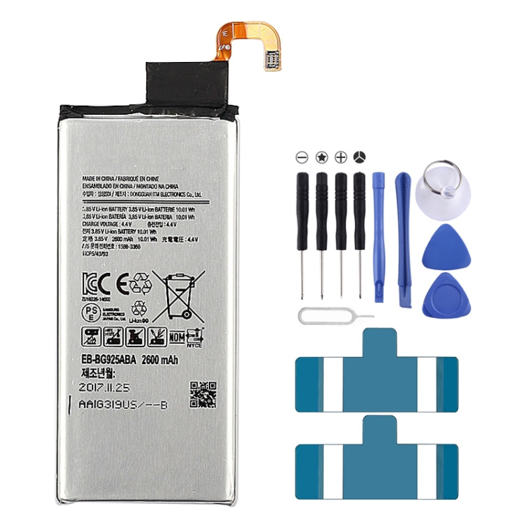 2600mAh Li-Polymer Battery for Samsung Galaxy S6 edge / G925K / G925S / G925FQ / G925F / G925L / G925V / G925A - For Samsung by buy2fix | Online Shopping UK | buy2fix