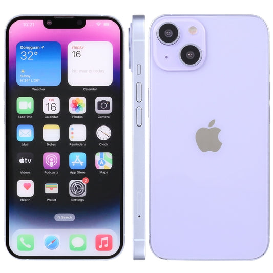 For iPhone 14 Plus Color Screen Non-Working Fake Dummy Display Model (Purple) - For iPhone & iPad by buy2fix | Online Shopping UK | buy2fix