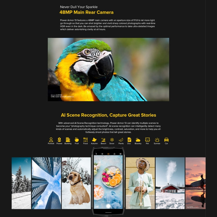 Ulefone Power Armor 13 Rugged Phone, Infrared Distance Measure, 8GB+256GB - Ulefone by Ulefone | Online Shopping UK | buy2fix