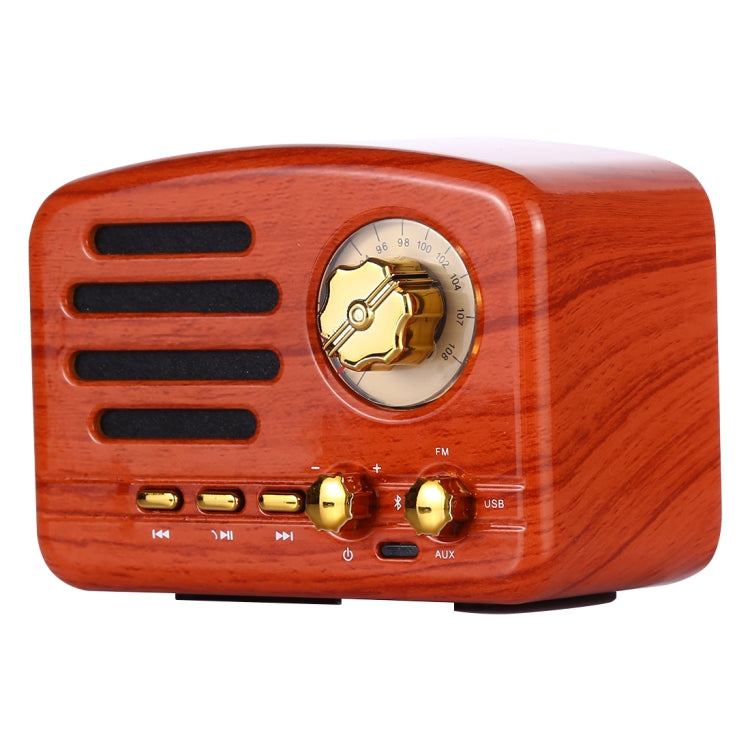 Elvis Angel MA-1500 Retro Bluetooth HiFi Radio Speaker with Colorful LED Light, Support USB & FM & 3.5mm Aux - Mini Speaker by buy2fix | Online Shopping UK | buy2fix