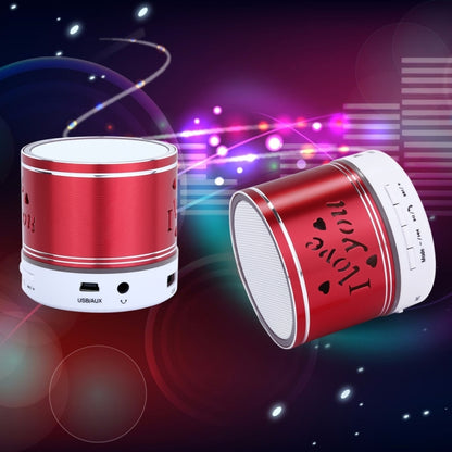 A9L Mini Portable Bluetooth Stereo Speaker with RGB LED Light, Built-in MIC, Support Hands-free Calls & TF Card & AUX(Red) - Mini Speaker by buy2fix | Online Shopping UK | buy2fix