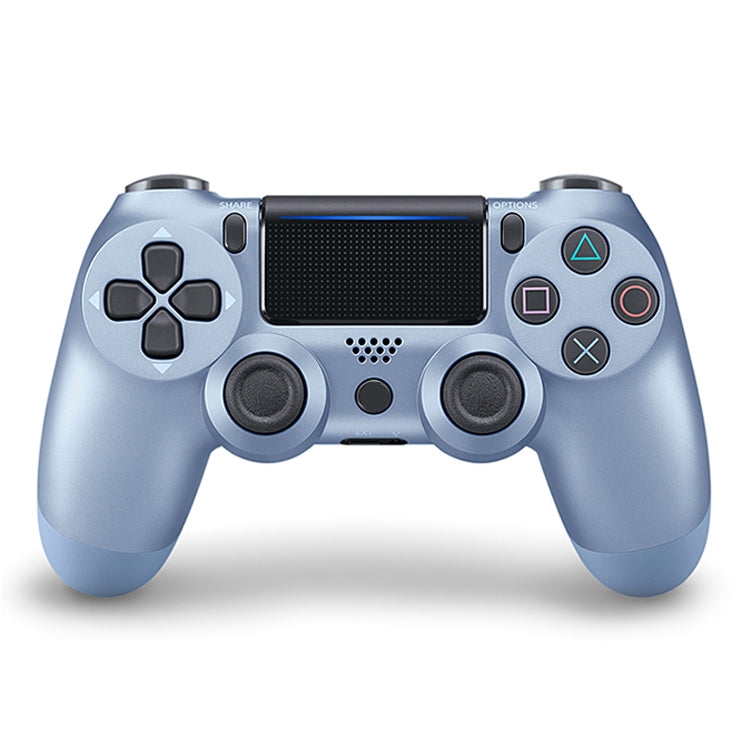 For PS4 Wireless Bluetooth Game Controller Gamepad with Light, EU Version(Blue) - Gamepads by buy2fix | Online Shopping UK | buy2fix