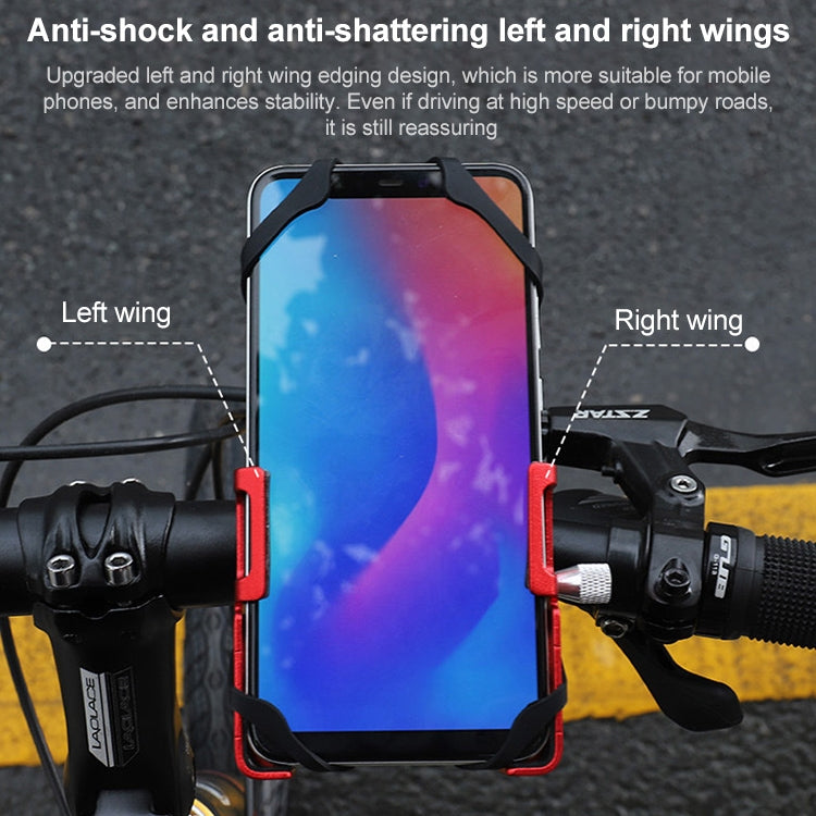 GUB P10 Aluminum Bike Phone Holder(Black Red) - Outdoor & Sports by GUB | Online Shopping UK | buy2fix