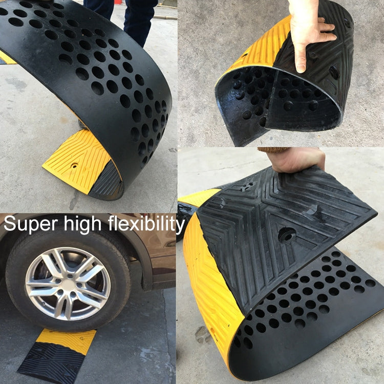 Wavy Rubber Speed Bump, Size: 100x32x5cm - Speed Bumps by buy2fix | Online Shopping UK | buy2fix