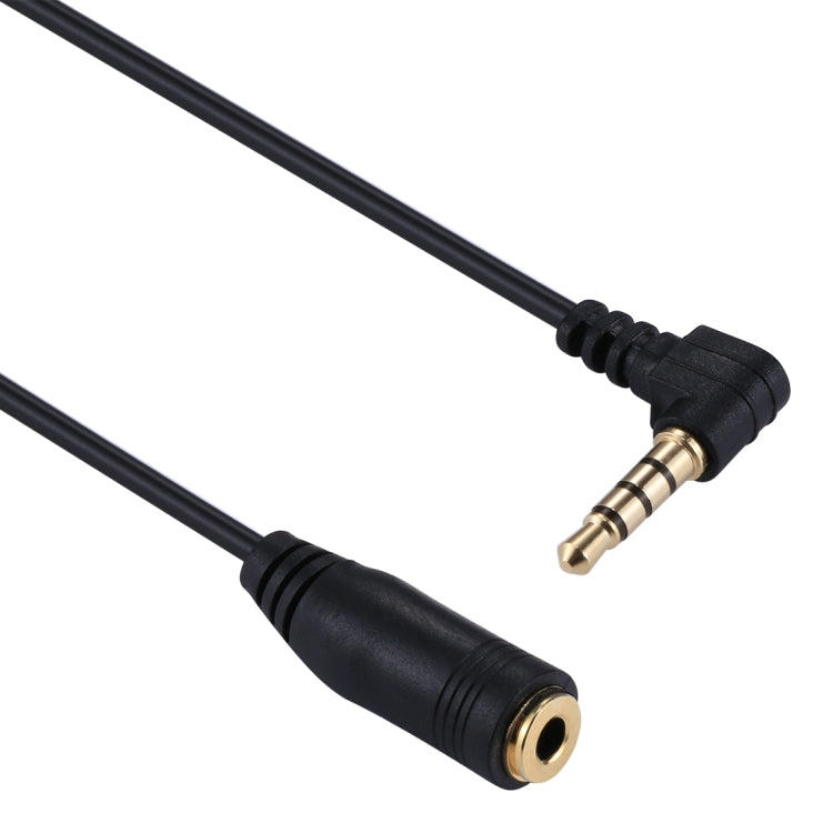 20cm 3.5mm Jack Audio Male to Female Headset Microphone Extension Cable(Black) - Camera Accessories by buy2fix | Online Shopping UK | buy2fix