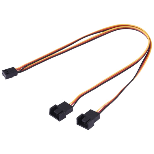 1 to 2 3 Pin Computer Components Chassis Fan Cable, Length: 30cm - Power Cord by buy2fix | Online Shopping UK | buy2fix