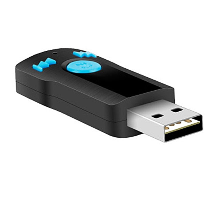 BC07 Mini Brushed Texture USB Bluetooth Receiver MP3 Player SD/TF Card Reader with Microphone & Audio Cable, Support Handsfree & AUX Output & 32GB Micro SD / TF Card & Two-sided USB Port Connecting - Car MP3 & MP4 & MP5 by buy2fix | Online Shopping UK | buy2fix