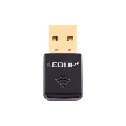 EDUP EP-AC1619 Mini Wireless USB 600Mbps 2.4G / 5.8Ghz 150M+433M Dual Band WiFi Network Card for Nootbook / Laptop / PC(Black) - USB Network Adapter by EDUP | Online Shopping UK | buy2fix